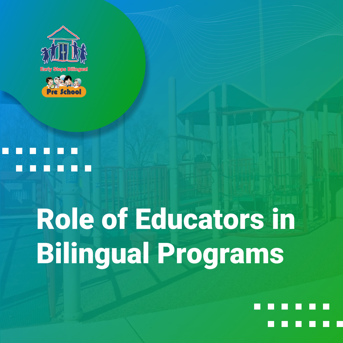 EarlyStepsBiP's tweet photo. Beyond mastering a given language, educators of bilingual programs play the role of promoting diversity and inclusivity within the classroom. It helps students be motivated to learn and feel safe.

#Preschool #ArlingtonVA #BilingualPrograms https://t.co/v7vFAa4nr9