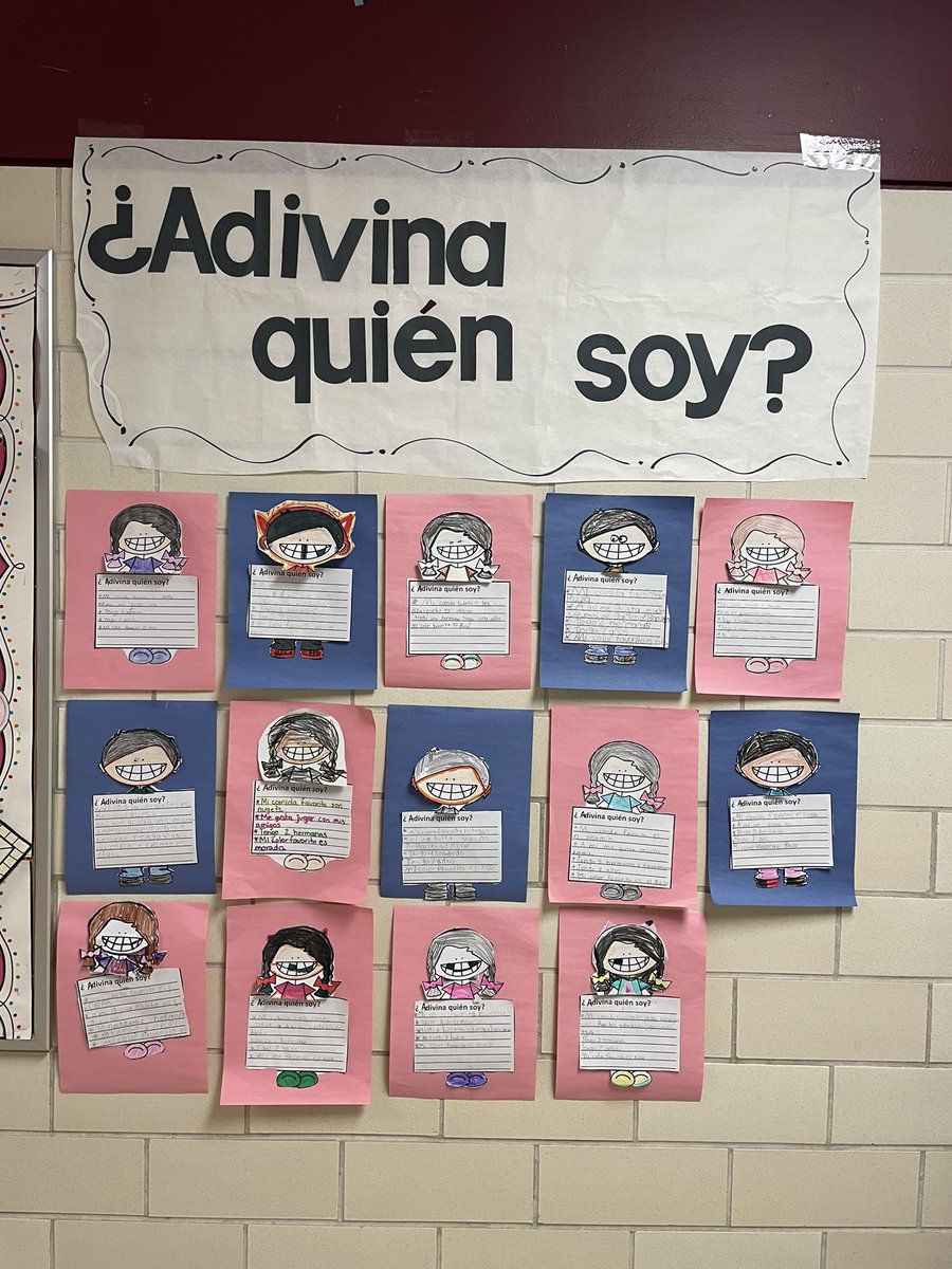Marce19608017's tweet photo. Guess who? Activity for parents at open house. #Fishertigers https://t.co/dy9Eea9cjf