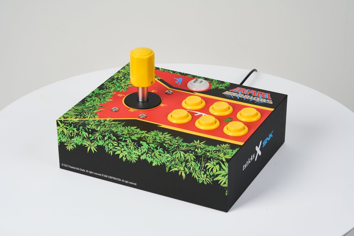 SNKPofficial's tweet image. [Announcement]
Introducing the GRS Super Joystick IKARI WARRIORS EDITION from Thunderstick Studio! Gear up, soldier – it's time to game on!

#GRSSuperJoystick #IkariWarriors #RetroRescue

thunderstickstudio.com/pages/grs-supe…