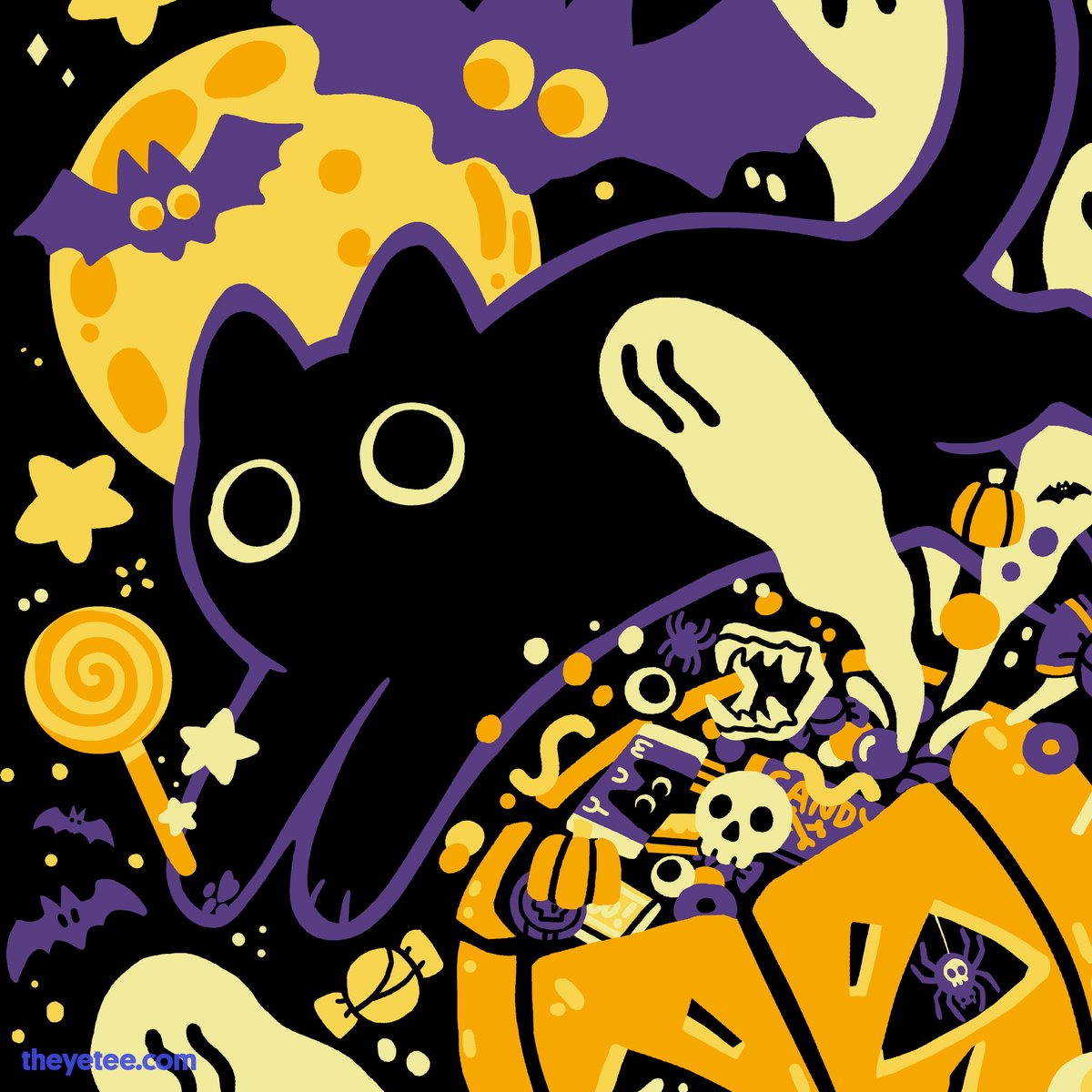 「And all the jack-o-laterns set out tonig」|The Yetee 🌈のイラスト