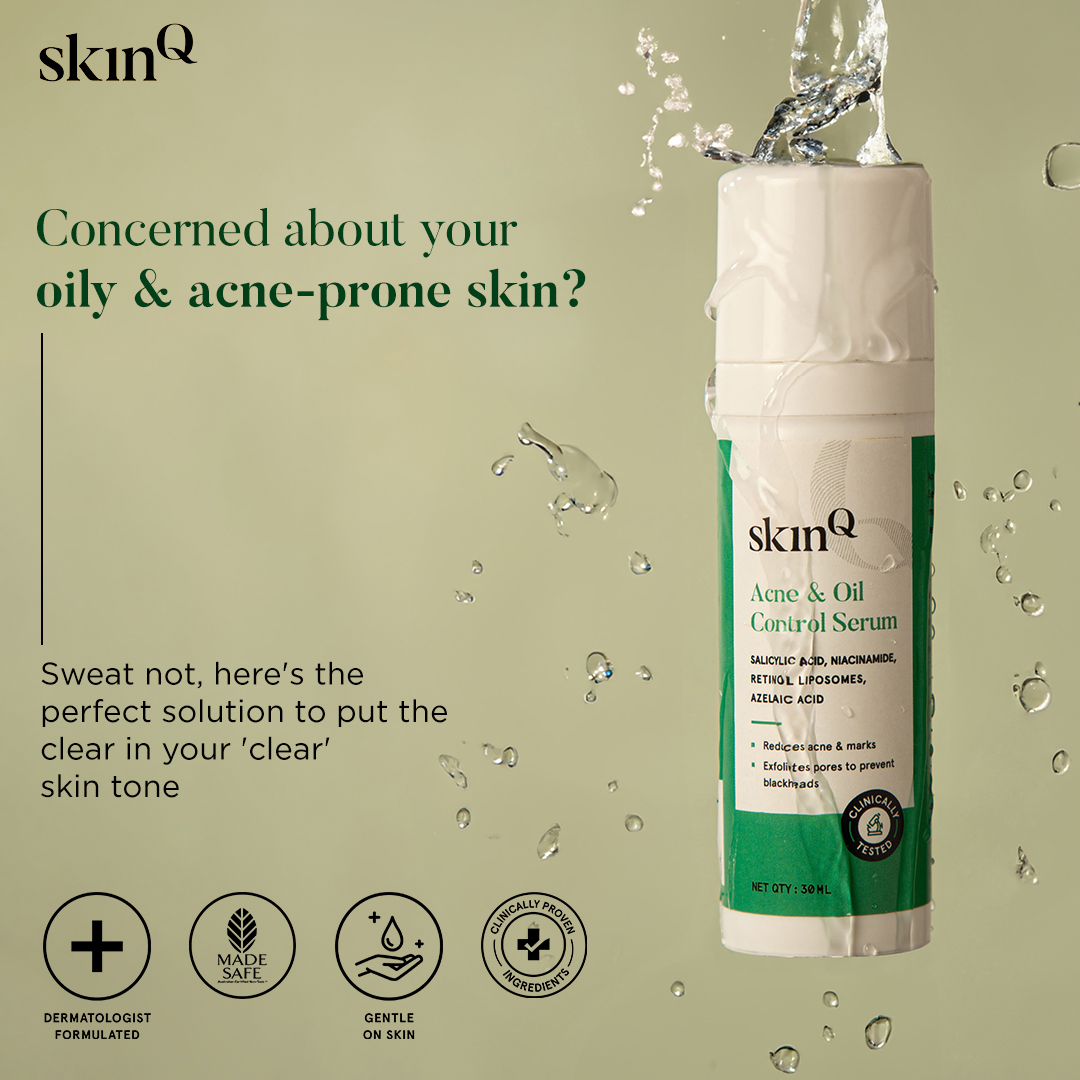 myskinq's tweet photo. With a 4-in-1 multi-active formula, the Acne and Oil Control Serum has been dermatologically formulated to reduce skin concerns of oiliness and acne for Indian skin and skin of colour.

#MySkinQ #dermatologist #acne #oiliniess #serum #oilserum  #indianskincare #indianskin https://t.co/s4Ex77jH8S