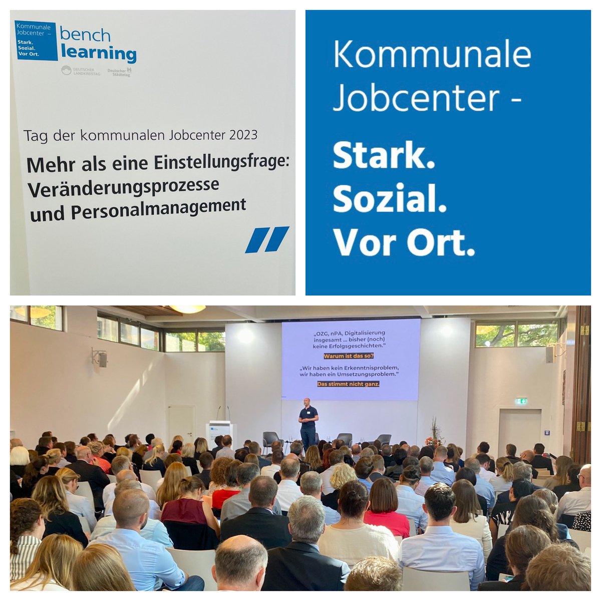 #Modernisierung der #Verwaltung ist weit mehr als nur Digitalisierung – das ist gestern wiedermal sehr deutlich geworden auf dem Fachtag der kommunalen Jobcenter. 

Danke <a href="/DLTonline/">LANDKREISTAG</a> und <a href="/staedtetag/">Deutscher Städtetag</a> für die Einladung, über „Angst im Wandel“ zu sprechen!

#PowerToTheAmtsstube