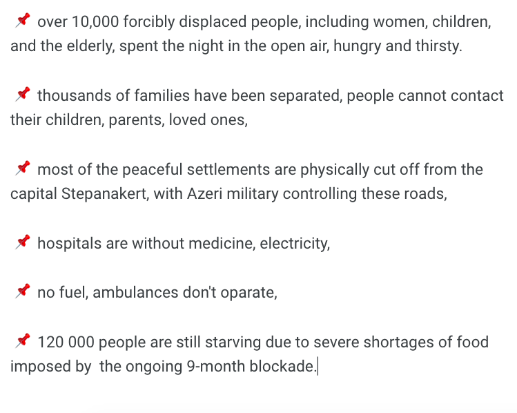 Typing this through tears, but no worries, continue to serve international mainstream media to Azerbaijani officials to tell fake tales and lies about the most recent offensive in Artsakh/ Nagorno-Karabakh