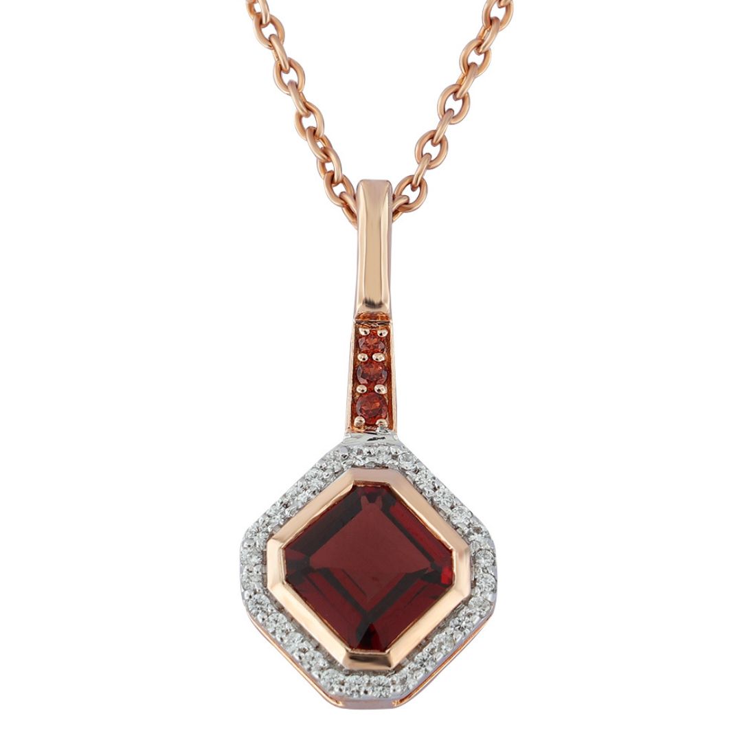 CocreateConnect's tweet image. Who says you can&apos;t mix vintage and modern styles?
This Art Deco garnet pendant is the perfect example of how to do it right. The intricate details and deep red hue give major Gatsby vibes, while the geometric shape keeps it feeling fresh and current!