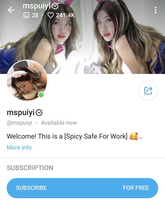 My OnlyFans is FREE right now https://t.co/y7fbFbIRh2