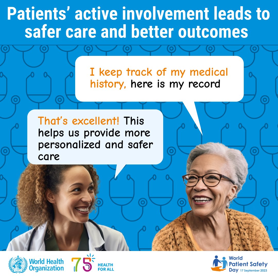 'Patient Engagement: A Key to Safer, Personalized Care
During Patient Safety Week, we emphasize the importance of patients actively sharing information, including medical history, for better, safer outcomes. Join us in championing #PatientSafetyWeek #PatientEngagement #SaferCare
