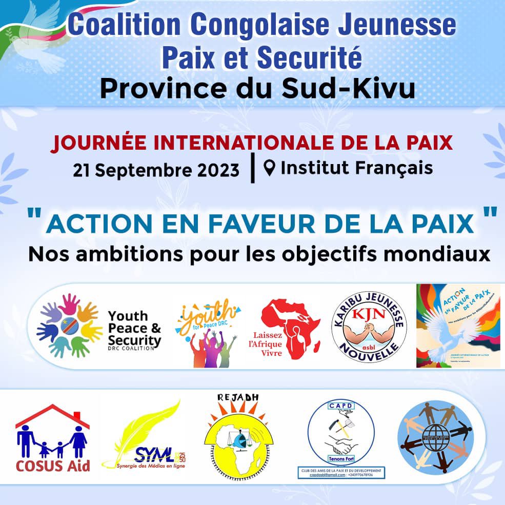 BalolaElvis's tweet photo. La jeunesse doit prendre de l’avant dans le processus de paix et éviter les manipulations politiciennes qui plongent nos communautés dans les guerres à répétition. 
@RejadhYcnr 
@NCA_RPP 
@RDC_JPS 
@UNYouthEnvoy 
@YOUTHPEACESECU1 https://t.co/6CyeHK0DSI