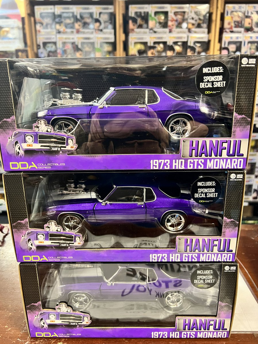 uppersturtstore's tweet photo. Hi guys! These #purple #hanful #1973 #hq #gts #holden #monaro 1:24 #scale #diecast #cars are back at the @uppersturtgeneralstore Drop in any day between 10-4pm for a #greatrange of #gmh https://t.co/Ki6eaxc143