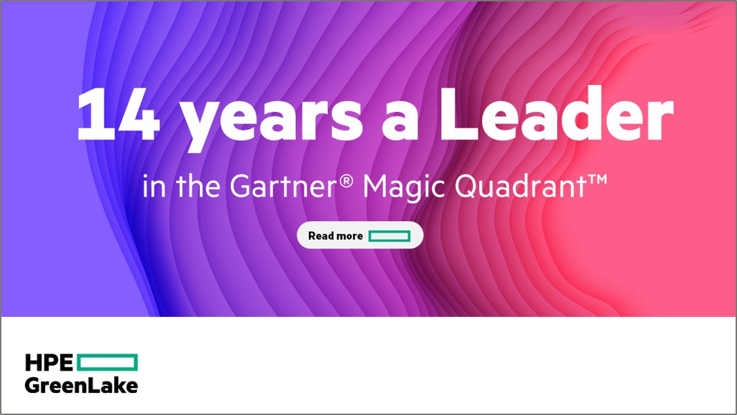 felipechpol's tweet photo. '@HPE a Gartner Magic Quadrant Leader 14 years in a row'' https://t.co/Xq1T7Nhppc https://t.co/wfM6s2hRdB
