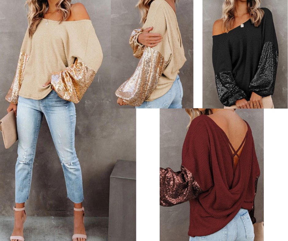 arlixcart's tweet image. Sequin Waffle-Knit Blouse

arlixcart.com/collections/wo…

#sequinblouse #sequintop #topwear #tops #top #womentop #topsforwomen #womentops #trendingtops #trend #trending #clothing #onlineshopping #onlinestore #usa #usafashion #USAToday #shirt #womenshirt