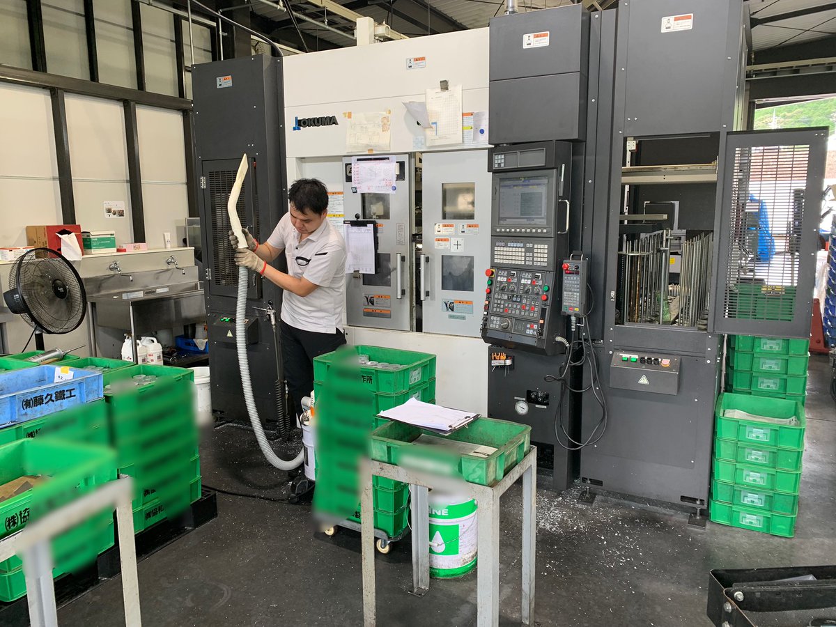 fujikyu1050's tweet photo. トラブルぅ〰︎
#OKUMA #2SP #加西市　#町工場　
#鉄工所 https://t.co/ZhlmfeSHYh