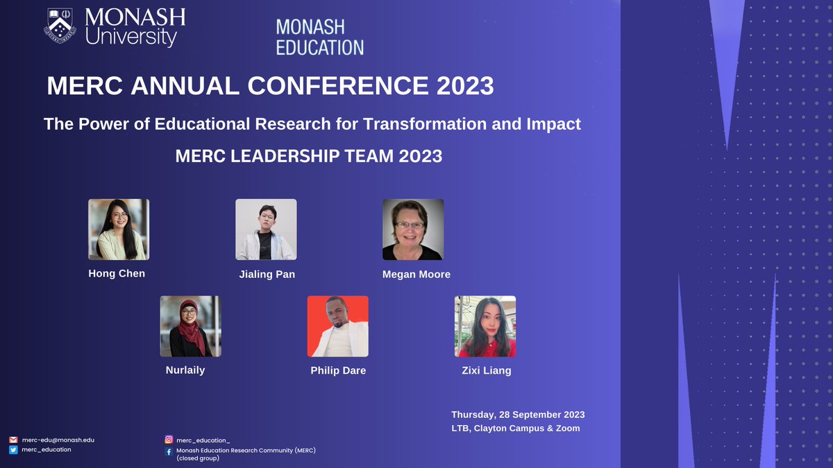 MERC - Monash Education Research Community tweet media