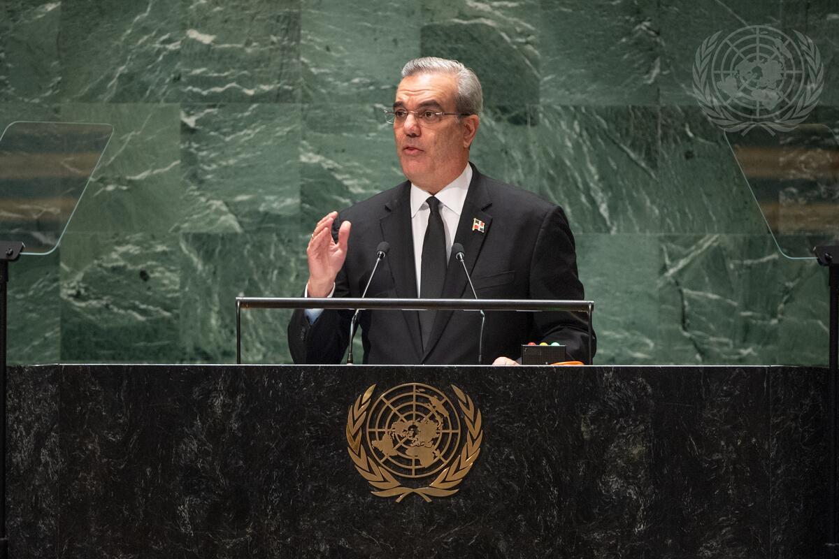 CINUmexico's tweet photo. Participación de Luis Rodolfo Abinader Corona. Presidente de República Dominicana 🇩🇴 en el 78º periodo de sesiones de la Asamblea General de la @ONU_es

#DebateGeneral #UNGA

Consulte su declaración en: 🔗 https://t.co/hB6XeIB3kd https://t.co/Gkh0RPmT4X