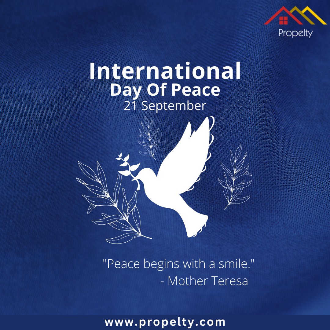 PropeltyCRM's tweet image. 🕊️ On International Day of Peace, let&apos;s unite for a world without violence, where love and understanding prevail. Together, we can build bridges, promote tolerance, and create a more harmonious planet. 🌍☮️❤️ #PeaceDay #UnityInDiversity #HarmonyForAll 🌿🤝🌞