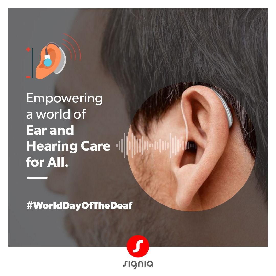 IndiaSignia's tweet photo. At Signia, we're committed to ensuring every individual enjoys the beauty of sound. This World Deaf Day, let's ensure every voice is heard and every ear cherished with Signia. 🌏👂 

#SigniaSound #WorldDeafDay #HearTheBeauty #InclusionMatters #HearingForAll #ListenWithSignia https://t.co/m1VU2LY7v4