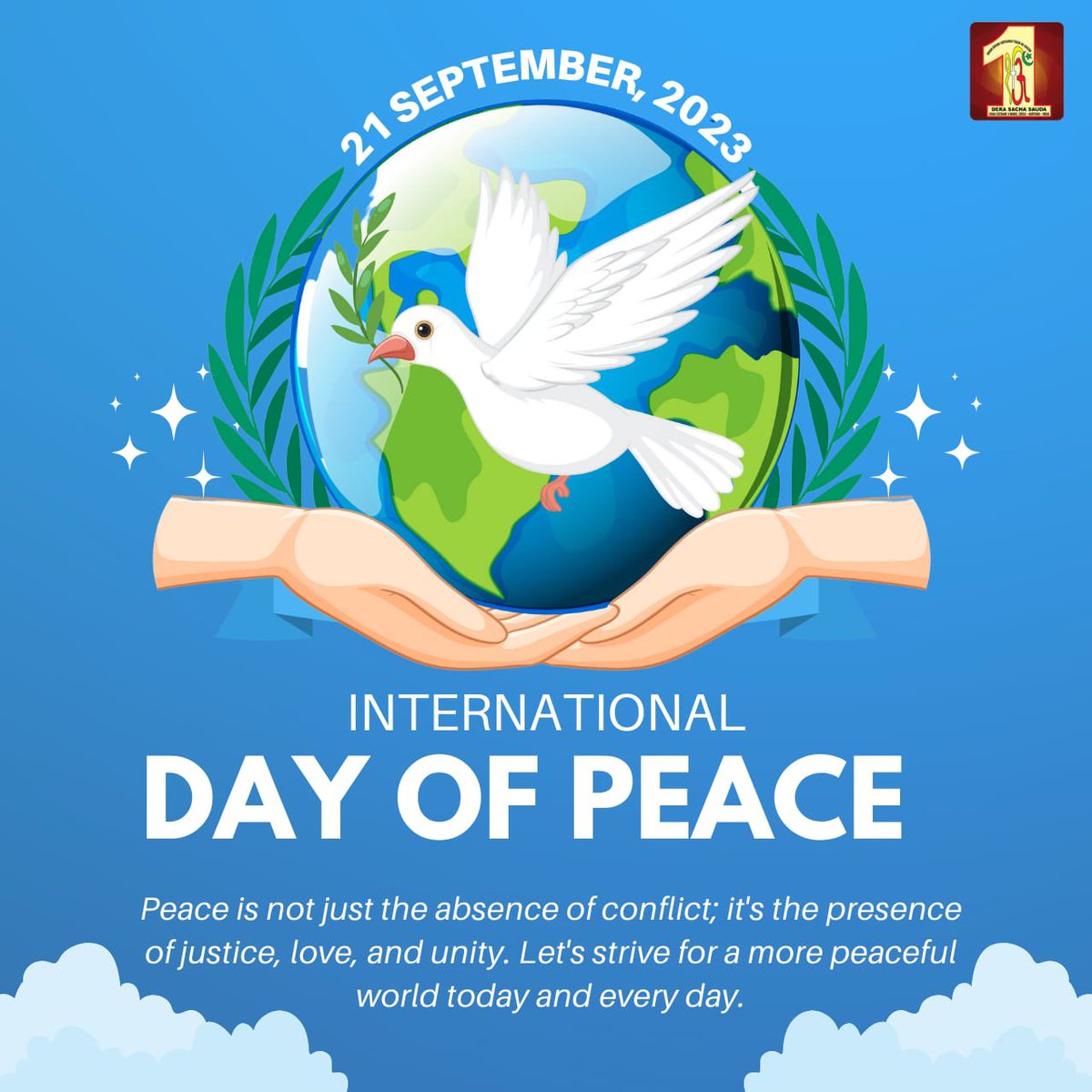 DSSNewsUpdates's tweet photo. Global progress and prosperity are intricately linked to global peace.
Only when the world becomes more inclusive, tolerant and respectful, can equitable opportunities arise which can lead to sustainable development and fairer world. On this International Day of Peace, let's pledge to live in harmony with each other and practice tolerance & kindness. #InternationalDayOfPeace