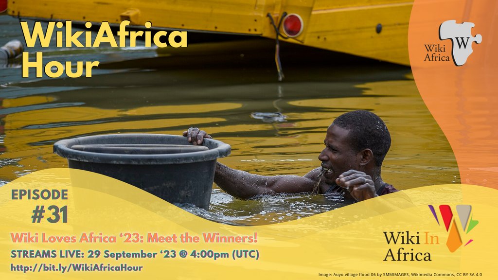 wikiafrica's tweet photo. What makes winning photo? Tune in to #WikiAfricaHour on 29 Sept @4PM UCT to meet the #photographers and #filmmakers behind the lenses of this year's @WikiLovesAfrica's BEST! > https://t.co/2LjgoKWNRL 
@Alaminjos @Somoni_ @ATA_Officially_ @sanimaikatanga_photography @mankosh_ https://t.co/QUBz5lfy0f