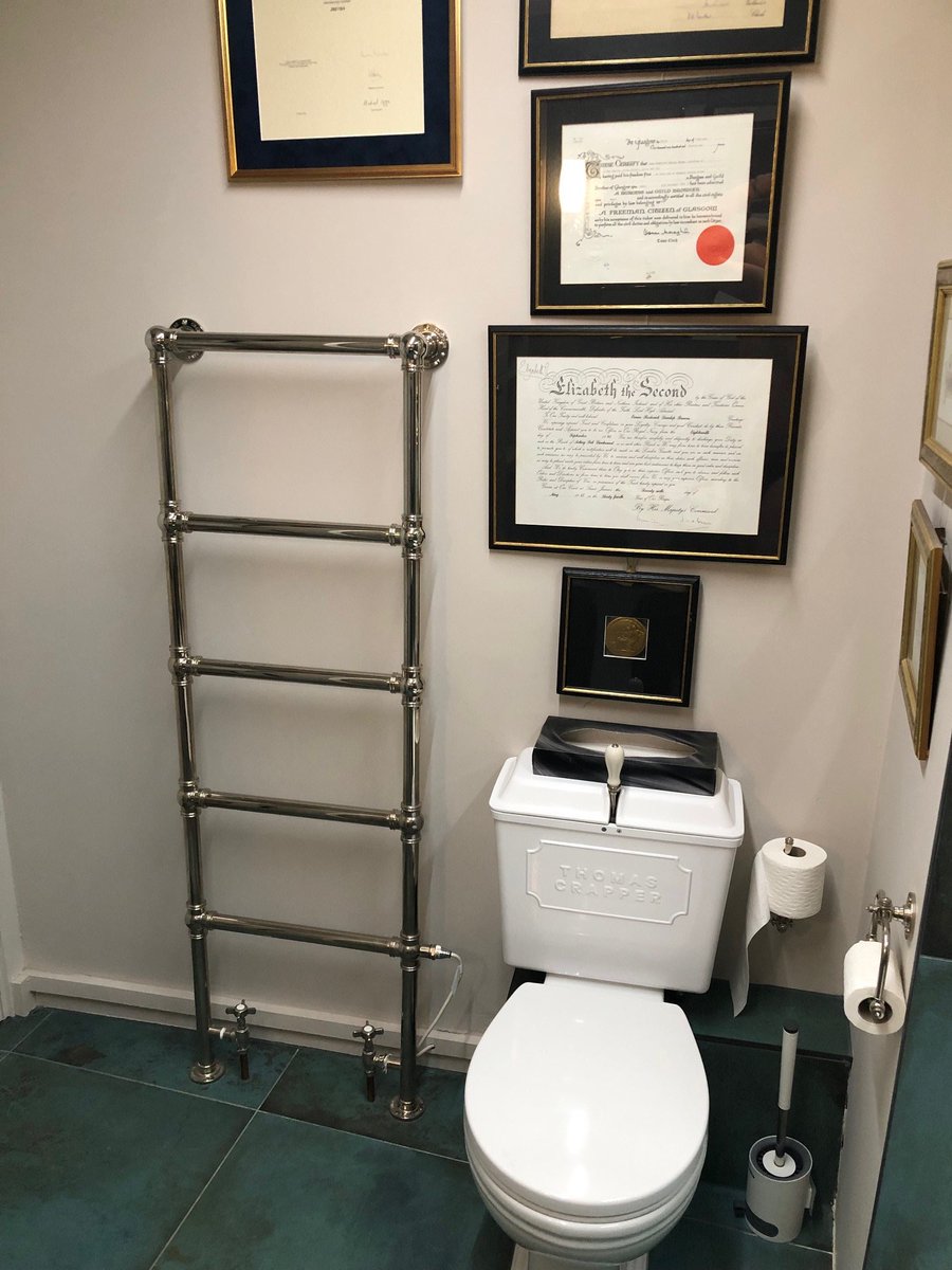 TileandBathroom's tweet photo. Another finished project for one of our happy clients. The brassware &amp; WC sourced from #Thomascrapper, the tray by #matki, glass by #merlyn. The lovely tiles are by #manderinstone
#westcountrytileandbathroom #traditional #bathrooms #bathroomdesign #plymouth #designinspiration https://t.co/MbzLODrfEn