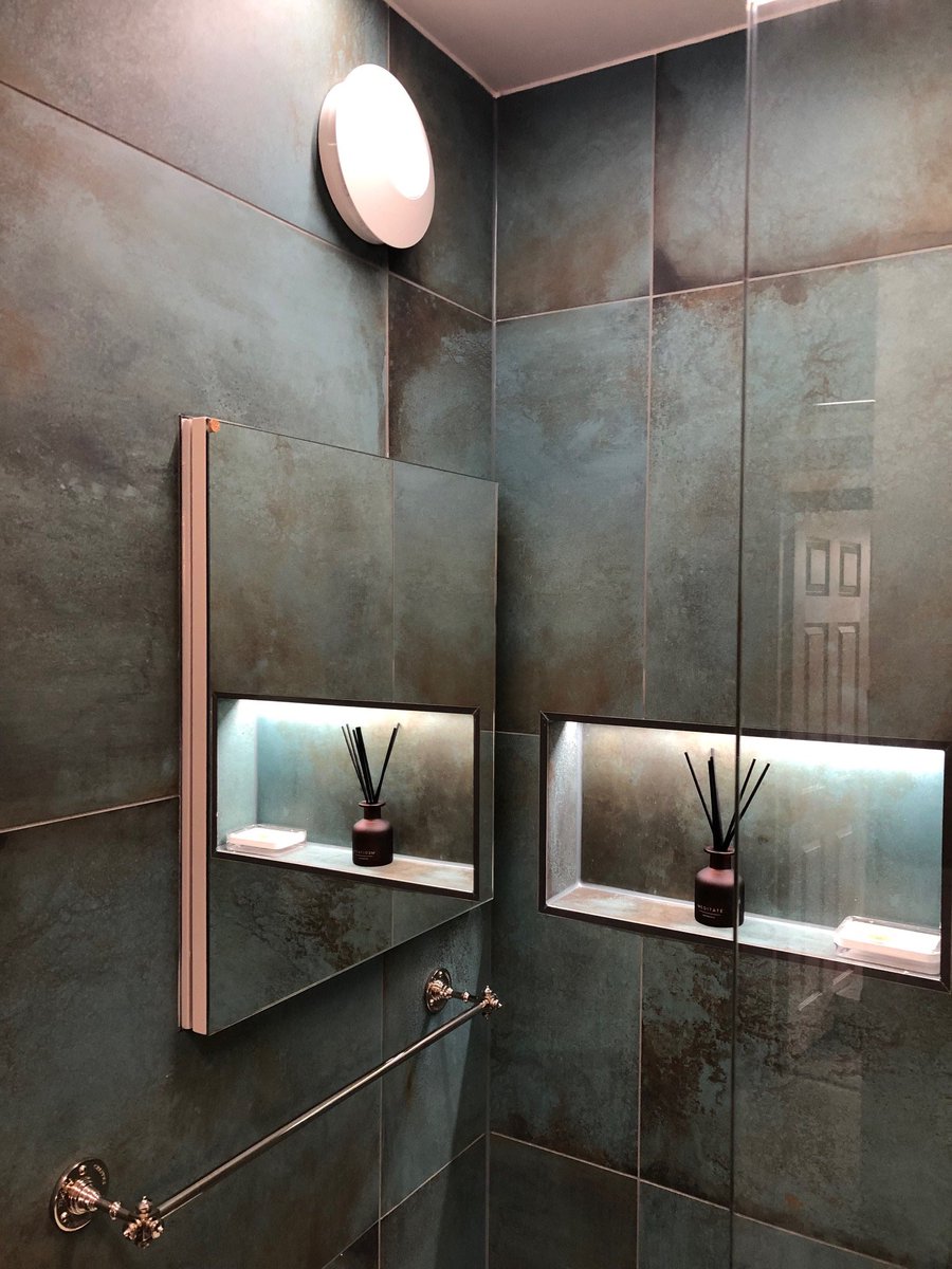 TileandBathroom's tweet photo. Another finished project for one of our happy clients. The brassware &amp; WC sourced from #Thomascrapper, the tray by #matki, glass by #merlyn. The lovely tiles are by #manderinstone
#westcountrytileandbathroom #traditional #bathrooms #bathroomdesign #plymouth #designinspiration https://t.co/MbzLODrfEn
