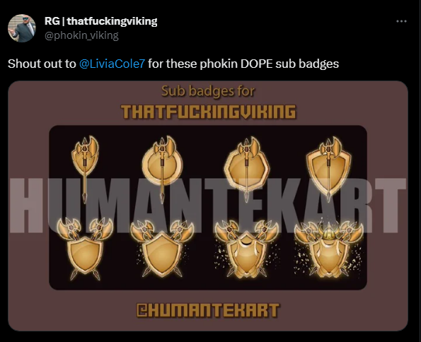 Commission Open!🥳
Anyone needs artwork related to Twitch, Kick, Discord, and YT. Just HMU in DM 📩
Discord: liviacole
Instagram: instagram.com/liviacole7
Facebook: facebook.com/profile.php?id…
#streamer #twitchstreamer #twitchaffiliate #kick #kickstreamer #commission #Xbox #shoutouts