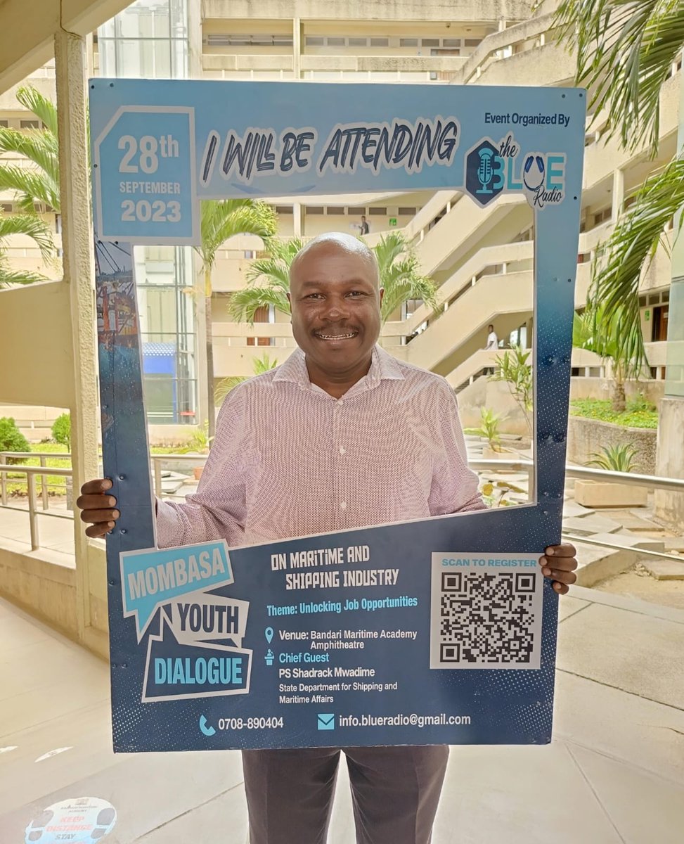 WambuiMbui1's tweet photo. Ever heard of 'power to the people' 
That's what is going down on 28th September 2023. 
Register for the maritime youth dialogue using the link below to be part of the 1st ever youth summit focusing on Blue economy 
https://t.co/S21Z3yy3v5
#TukutaneBandarini
#MombasaYouthDialogue https://t.co/KMqFeX4G7z