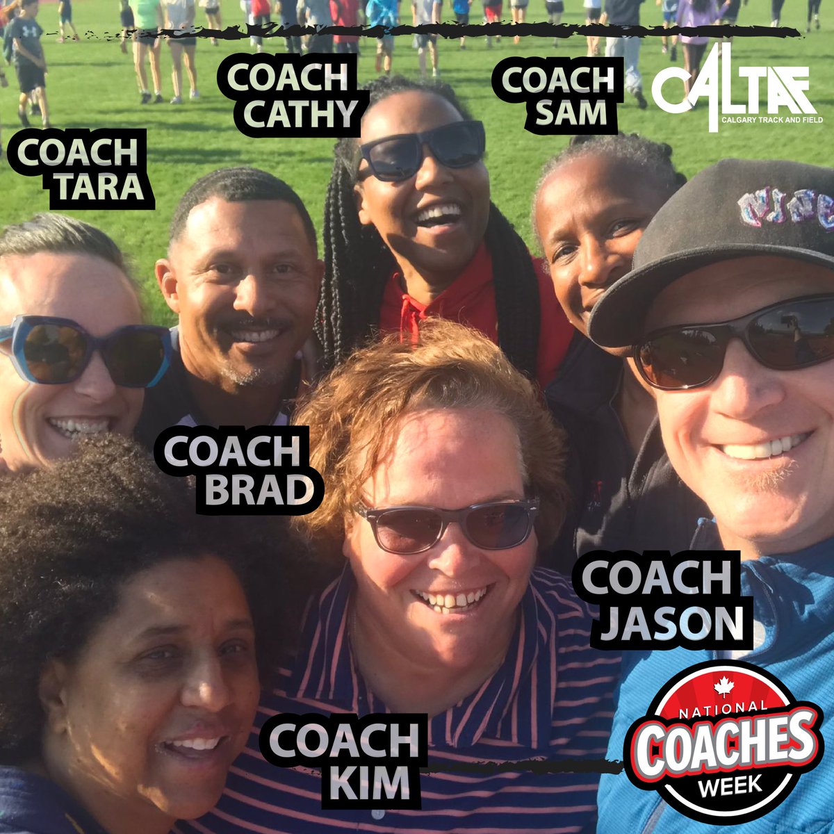 Our coaches are a team. We support each other and have fun together! Team work makes the dream work!
#nationalcoachesweek #thankscoach 
@AthleticsCanada @athleticsab
