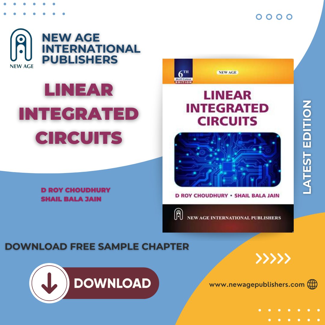 NewAgeContactUs's tweet image. Linear Integrated Circuits

Download Free sample chapter:
newagepublishers.com/samplechapter/…

#newagepublishers
#electronicsengineering
#linearintegratedcircuits