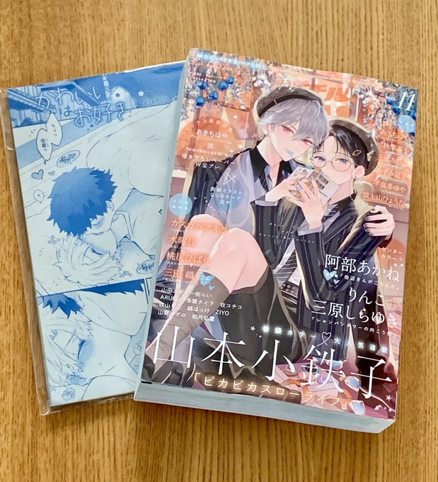 明日発売のルチル11月号の見本誌もいただきました✨
かわいいはお好き?の最終話を掲載していただいていますので、お見かけの際は何卒よろしくお願いいたします☺️ 
