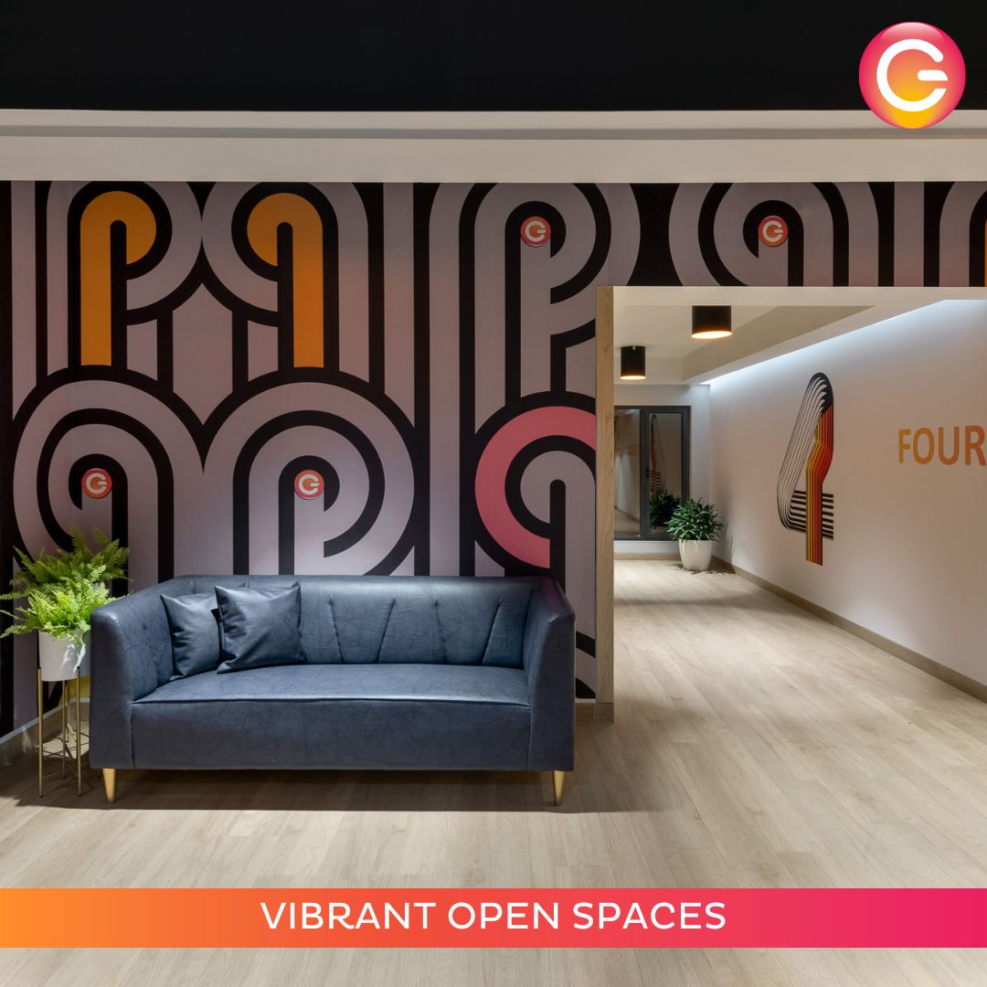 Step into our networking areas, where comfort meets technology.

#qmin #SafeStays #SafetyFirst #Foodlover #ReimagineGinger #LeanLuxe