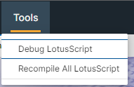 mpradny's tweet photo. HCL Domino Designer in a web browser. Oh, this looks so cool. I wasn't brave enough to click on these buttons - yet #dominoforever https://t.co/EYWNhsr44i