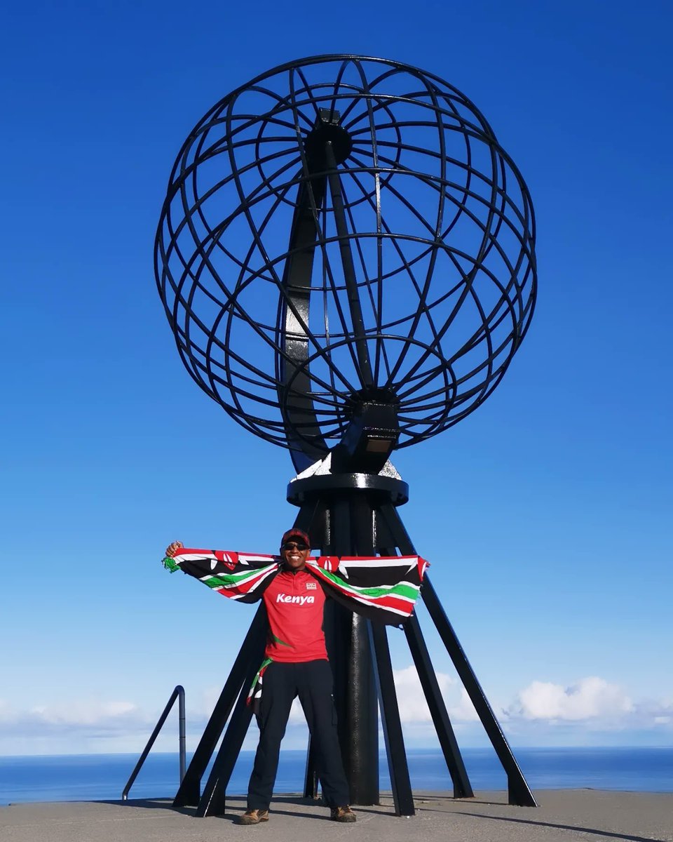 We made it 🙌

Nordkapp (Eng: North Cape) - Northmost point of mainland Europe 🌍 

Only God 🙏

#KenyaToEurope #AlphaLandrover #BreakingBorders