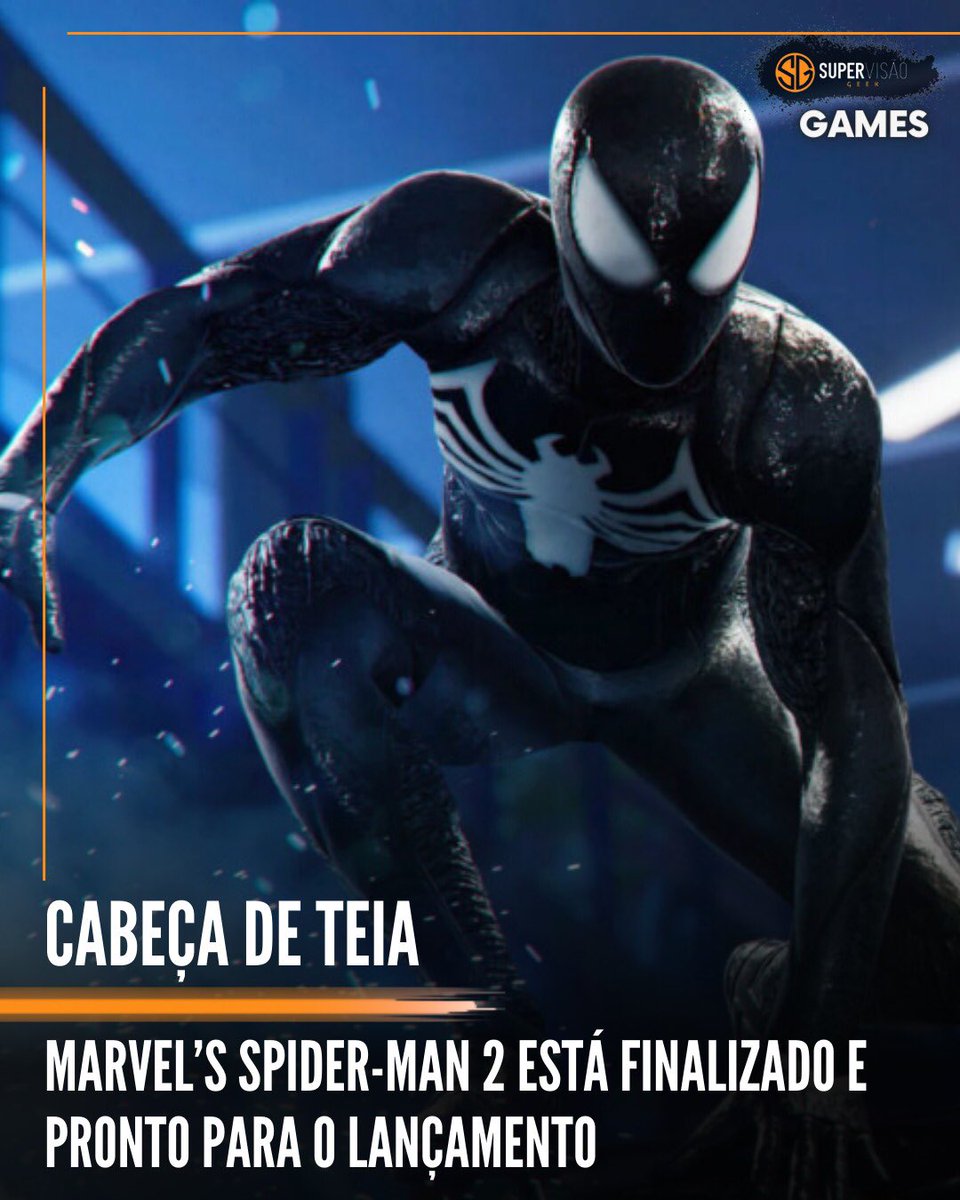 SupervisaoGeek's tweet image. A #InsomniacGames anunciou que #MarvelsSpiderMan2 entrou na fase ouro. Isso significa que o novo game do #Teioso está finalizado e pronto para o lançamento. Agora, a próxima etapa será a de prensagem nos discos para comercialização e será lançado no dia 20 de outubro para #PS5