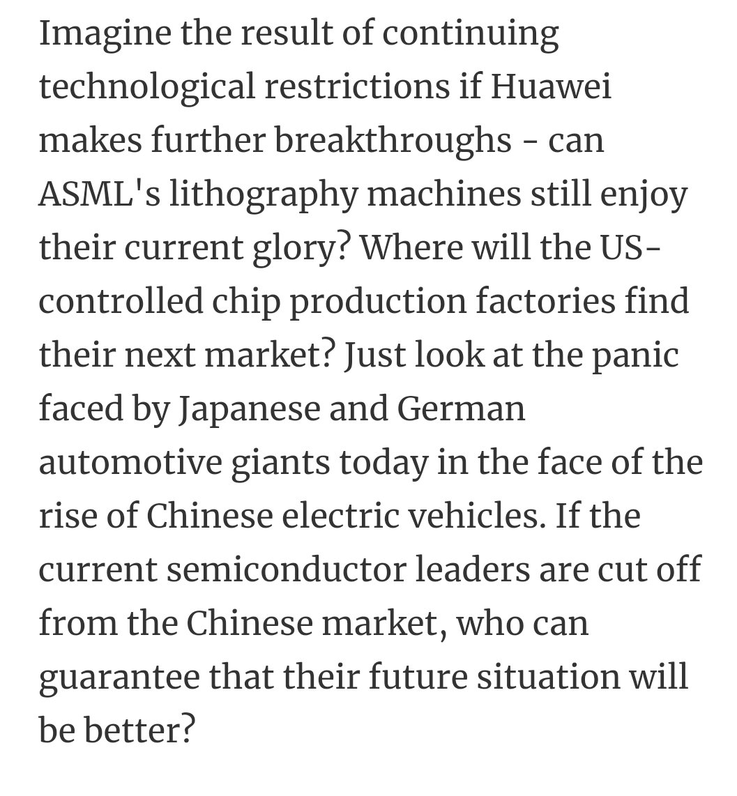ABD'nin Çin'e uyguladığı teknoloji kısıtlamaları hakkında bir yazı. Özetle ABD kumar oynamaya devam ederse kaybeder, işbirliği yapmalım diyor. enapp.globaltimes.cn/article/1298587