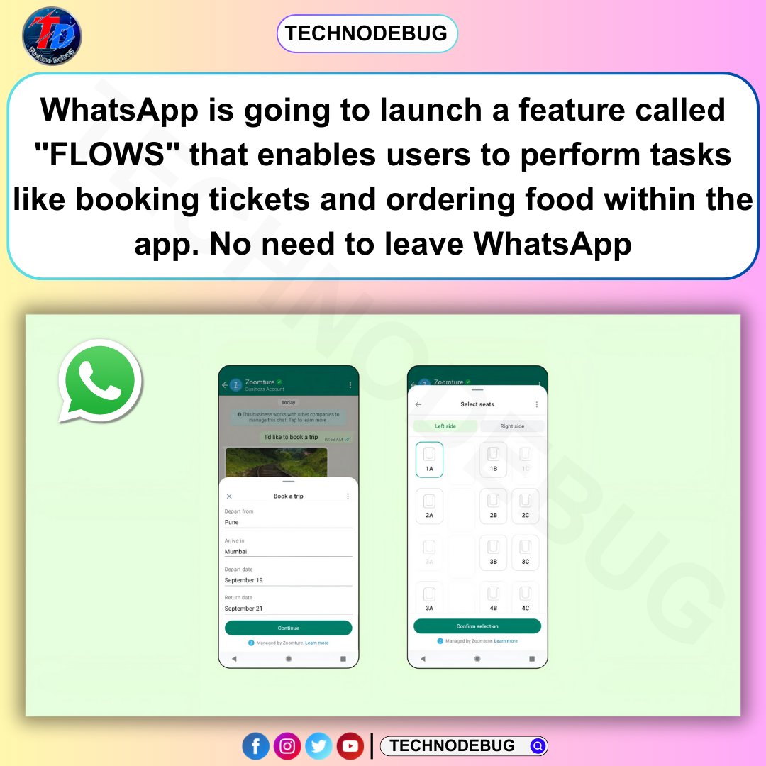 TechnoDebug's tweet image. WhatsApp New Up Coming Feature 🔥
.
.
.
.
#technodebug #WhatsApp #whatsappflows #XTwitter #Trending #Like #newfeature
