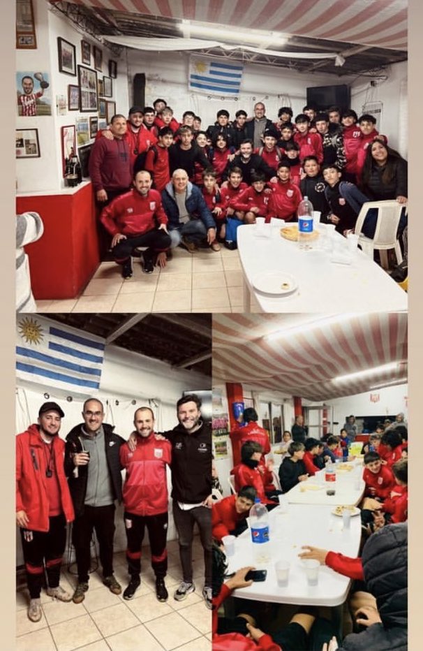 Charla con dos referentes del club.
El capitán histórico de Libertad Salvador Elizeche y el máximo goleador de la institución Sebastian Merlo.
Muy agradecidos, un placer escucharlos. 🔴⚪️👏🏼