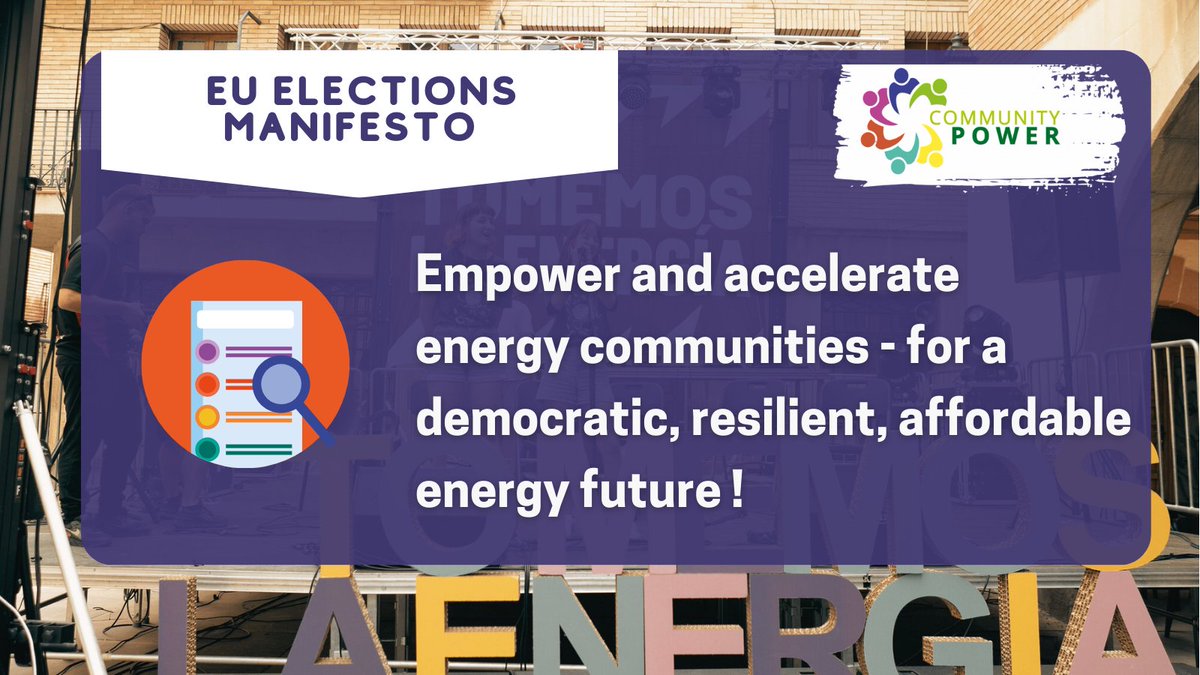 🌍🔌 Let’s replug Brussels! The #CommunityPower Coalition's 🆕manifesto is a call to political action for a just, clean energy system 🇪🇺 leaders must boost community energy, adopt RED II/III & build a fairer, greener Europe!🌞💚 👉bit.ly/CommunityPower… #CommunityEnergy