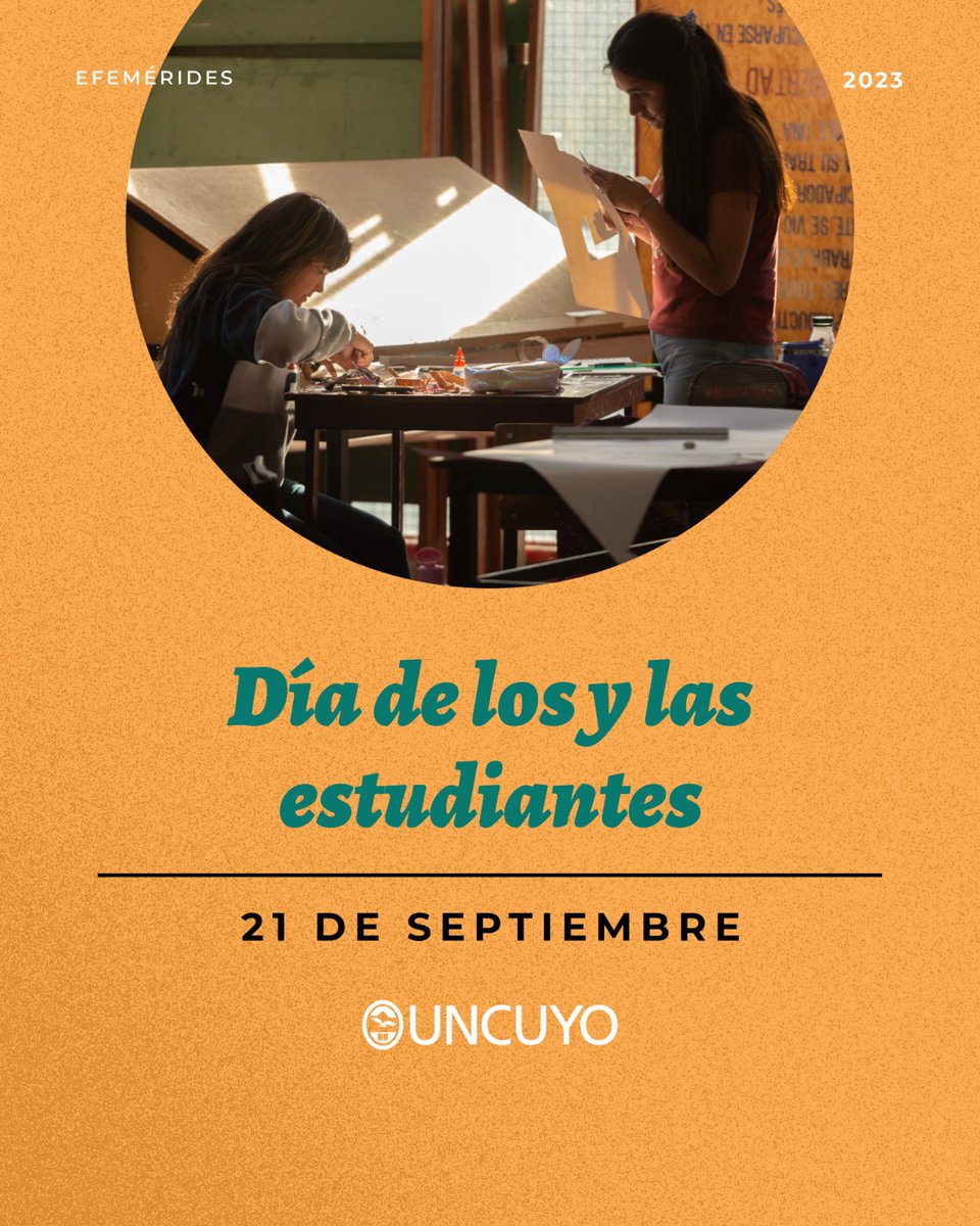 La Universidad trasciende gracias a sus estudiantes que, en cada generación, ayudan a transformarla de manera constante. 

¡Felicidades en su día! 📚