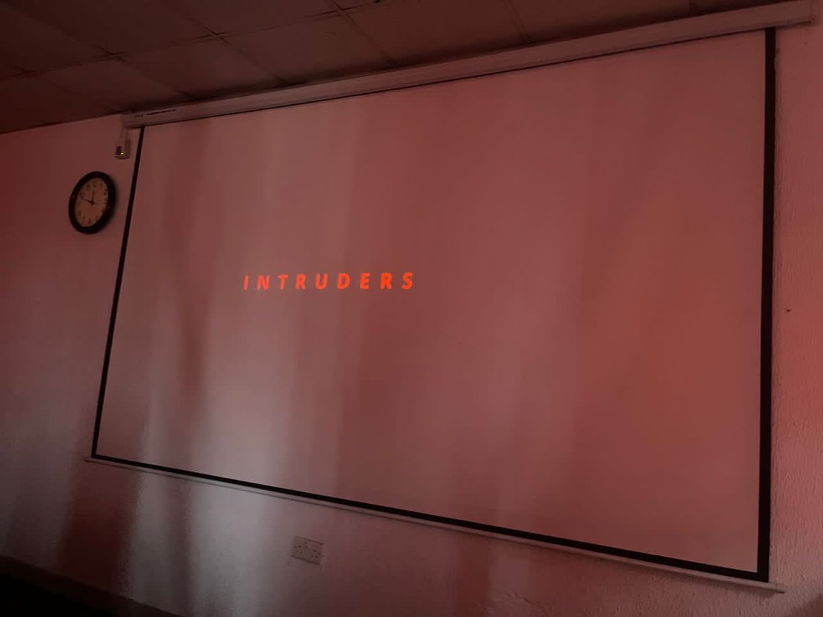 Official_IIFF's tweet photo. Currently Screening 📌
INTRUDERS Directed by Bryan Chukwudi Dike. A family gets a visit from 3 visitors on the night of their daughter's 18th birthday. The experience will leave them changed forever. #iiff2023 #iiff #ibadaninternationalfilmfestival
#thinkLocalshootGlobal https://t.co/Qv0sFnjH7m