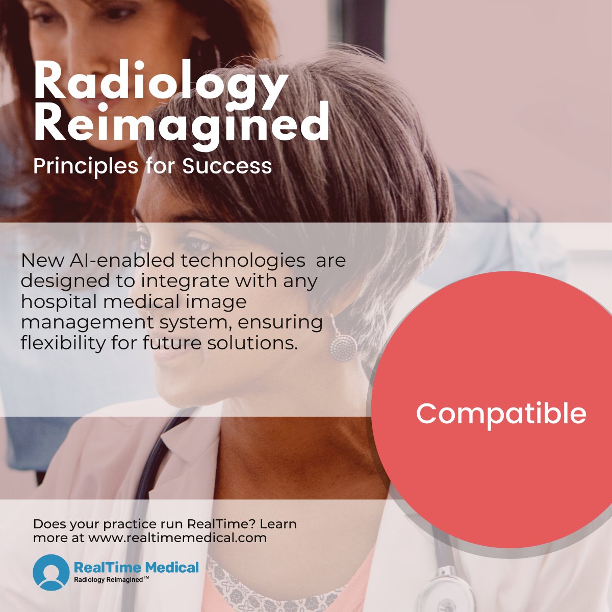 RealTimeMedical's tweet image. What’s the 3rd principle needed for a new era in radiology? Click below to learn how RealTime Medical Radiology solutions can integrate with your hospital medical image management system. hubs.li/Q020z4Wx0

#radiology #workloadbalancing #peerlearning #radiologyreimagined