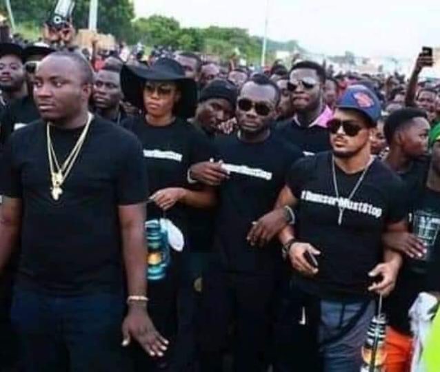 AnnanPerry's tweet photo. John mahama allowing these known npp celebrities to demonstrate against him without any frustration will continue to be my man!!!! https://t.co/uj82m9HpRt
