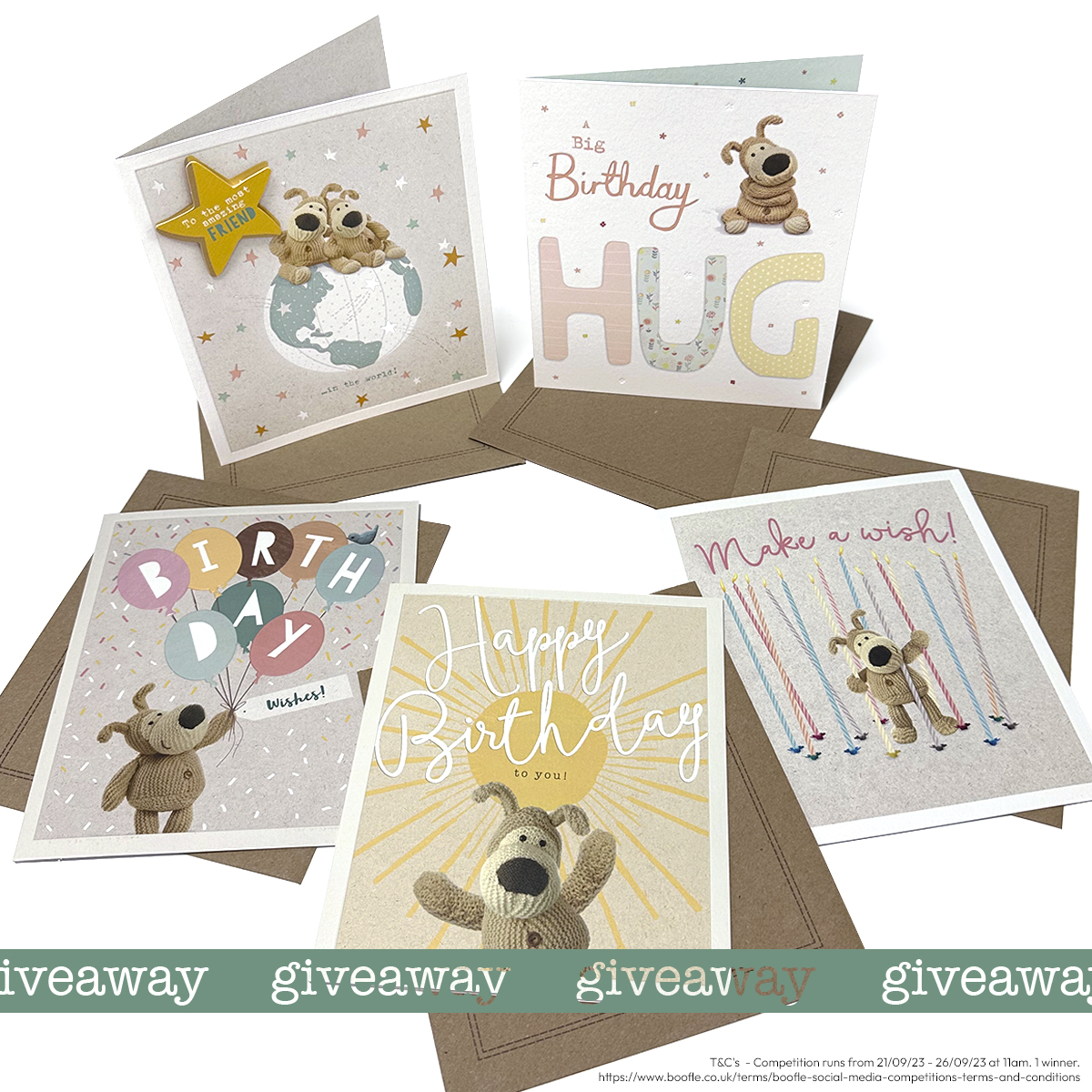BoofleBoofle's tweet photo. I’m celebrating #Thinkingofyouweek by giving you the chance to WIN this wonderful selection of my fantastic birthday cards!! All you have to do is LIKE and COMMENT on this pose to enter! 1 Winner chosen at 11AM 26/09/2023. 

Ts&amp;Cs apply: https://t.co/MifFUkE04r

Good Luck!! https://t.co/zmqILzT6hC