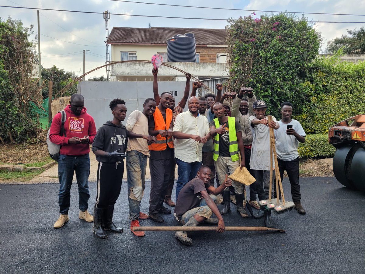 Road rehabilitation within the estate has started, we would like to thank our MNA <a href="/JalangoMwenyewe/">JALANG'O</a> for his continued commitment in the service delivery to the Langata people. 
Cc. <a href="/Kara_CaresKE/">The Kenya Alliance of Resident Associations (KARA)</a> <a href="/SakajaJohnson/">Sakaja Arthur Johnson</a> <a href="/kipleedy/">EQUALIZER</a>