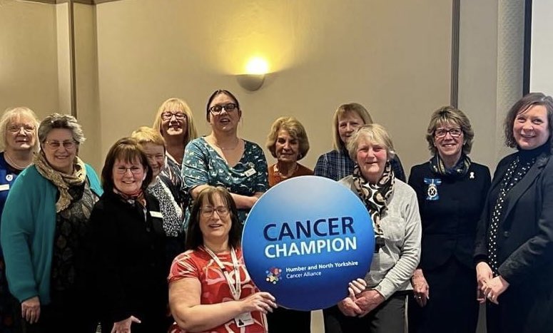 HNYCancer's tweet photo. Dr Tami Byass, a GP in Humber and North Yorkshire, explains how our #CancerChampions programme is helping to equip people with the knowledge needed to raise awareness, and encourage early diagnosis of cancer, within local communities. 

#HNYCAconference2023 https://t.co/NEA7sXyHhU