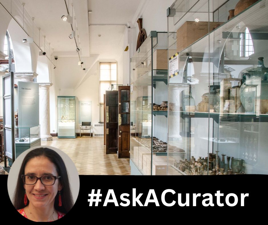 Good afternoon, everyone and welcome back to our final Q&A session. This time we are delighted to welcome @MAACambridge’s Senior Curator in World Archaeology, Dr Jimena Lobo Guerrero Arenas.
#AskACurator