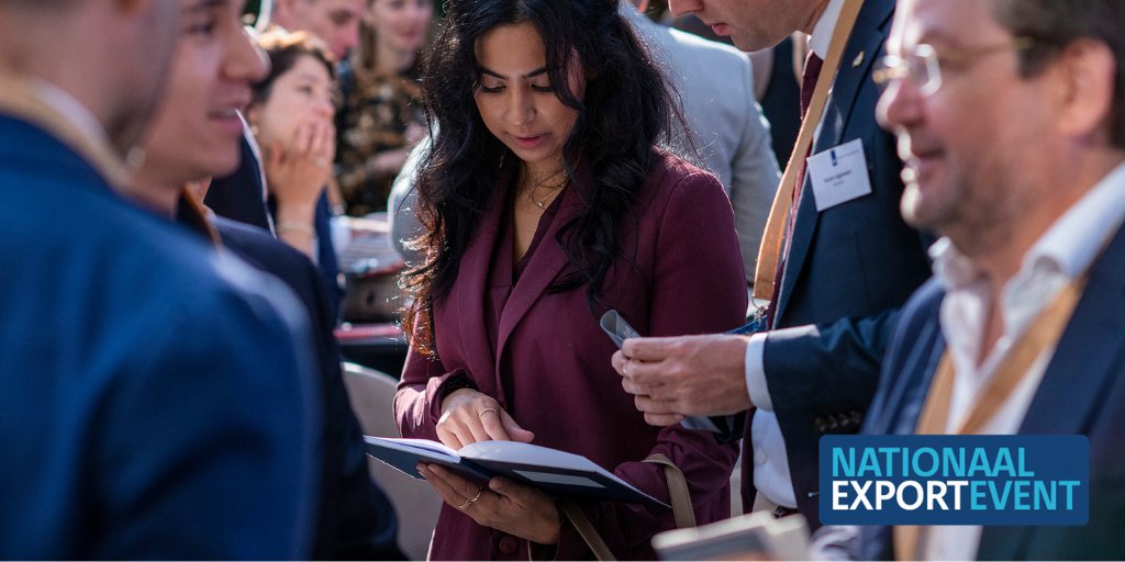 NEX (@natexportevent) on Twitter photo Tijdens het Nationaal Export Event kun je jouw eigen op maat gemaakte programma samenstellen. Maar waar kun je uit kiezen? Lees het artikel en registreer je voor #NEX23 ➡️ export-event.nl/stel-zelf-je-o…
#internationaalondernemen #export <a href="/MinBZ/">Ministerie van Buitenlandse Zaken</a> <a href="/RVO_Int_Ond/">RVO Internationaal</a> <a href="/evofenedex/">evofenedex</a> <a href="/ingnederland/">ING Bank</a> Tijdens het Nationaal Export Event kun je jouw eigen op maat gemaakte programma samenstellen. Maar waar kun je uit kiezen? Lees het artikel en registreer je voor #NEX23 ➡️ export-event.nl/stel-zelf-je-o…
#internationaalondernemen #export <a href="/MinBZ/">Ministerie van Buitenlandse Zaken</a> <a href="/RVO_Int_Ond/">RVO Internationaal</a> <a href="/evofenedex/">evofenedex</a> <a href="/ingnederland/">ING Bank</a>