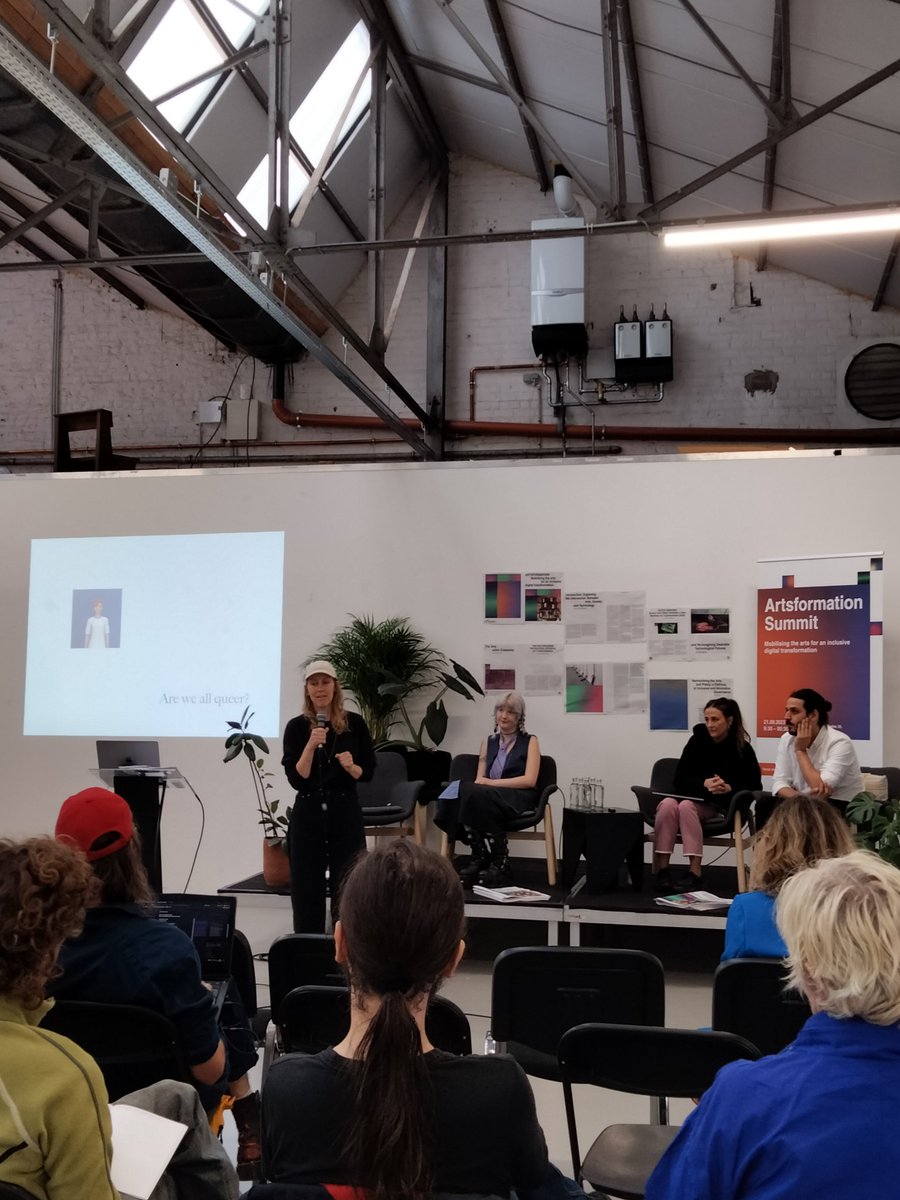 ARTSFORMATION: Mobilising the Arts for an Inclusive Digital Transformation

Panel 1: Cyberspaces for social practice: XR, cyberfeminism &amp; the digital non-binary

With: Majken Overgaard, Anna Pompermaier and Cenk Güzelis (MeAndOtherMe) 

#artsformation #digitalinnovation