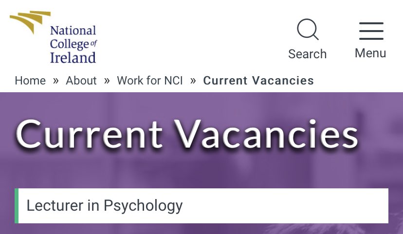 conornolan05's tweet photo. The psychology team @NCIRL is recruiting! Permanent, full time position. Details available here:
https://t.co/VbRS5NYcNz
And check out the research streams/labs we have here: 
https://t.co/x0cKLPYvUT https://t.co/mMnDGicz2f