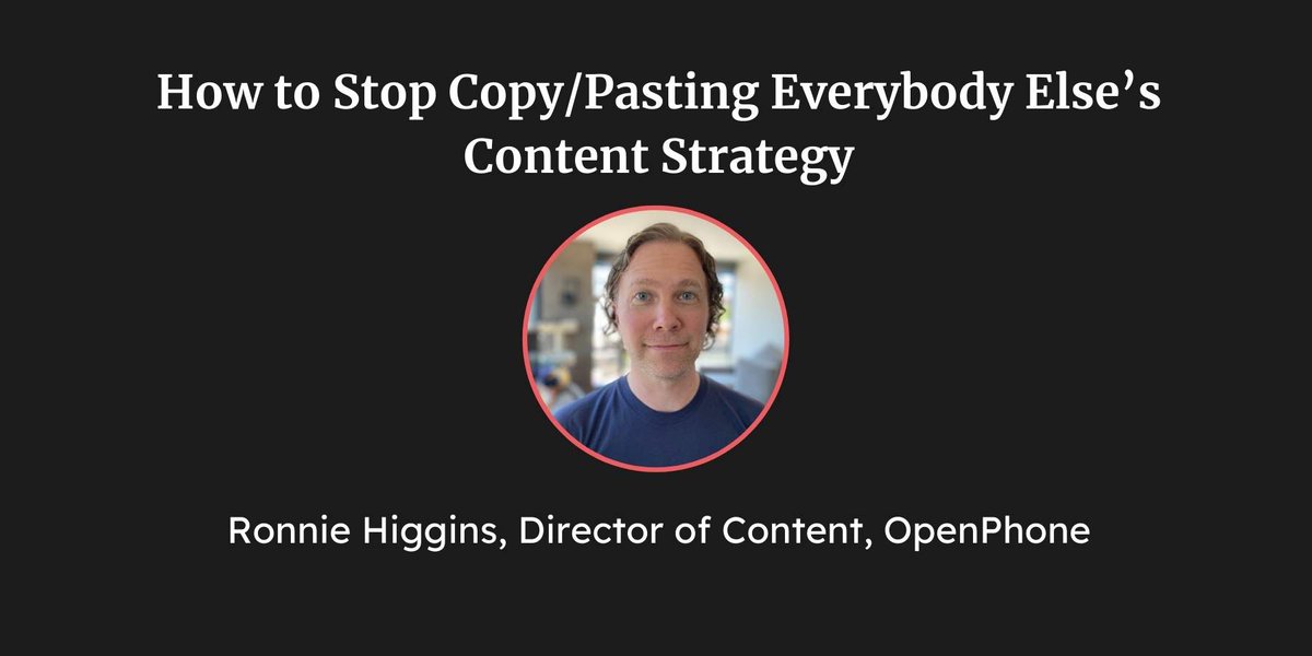 Grizzle (@getgrizzle) on Twitter photo Find out how to stop copy/pasting everybody else's content strategy in <a href="/Grizzle/">Jonathan Grissett</a>'s upcoming webinar with <a href="/ronniehiggins/">˗` Ronnie Higgins ˊ˗</a> (Director of Content, <a href="/OpenPhone/">OpenPhone</a>)
📆 Date: Tues, 26th September, 4:30pm BST
RSVP: grizzle.io/webinars/ronni… Find out how to stop copy/pasting everybody else's content strategy in <a href="/Grizzle/">Jonathan Grissett</a>'s upcoming webinar with <a href="/ronniehiggins/">˗` Ronnie Higgins ˊ˗</a> (Director of Content, <a href="/OpenPhone/">OpenPhone</a>)
📆 Date: Tues, 26th September, 4:30pm BST
RSVP: grizzle.io/webinars/ronni…
