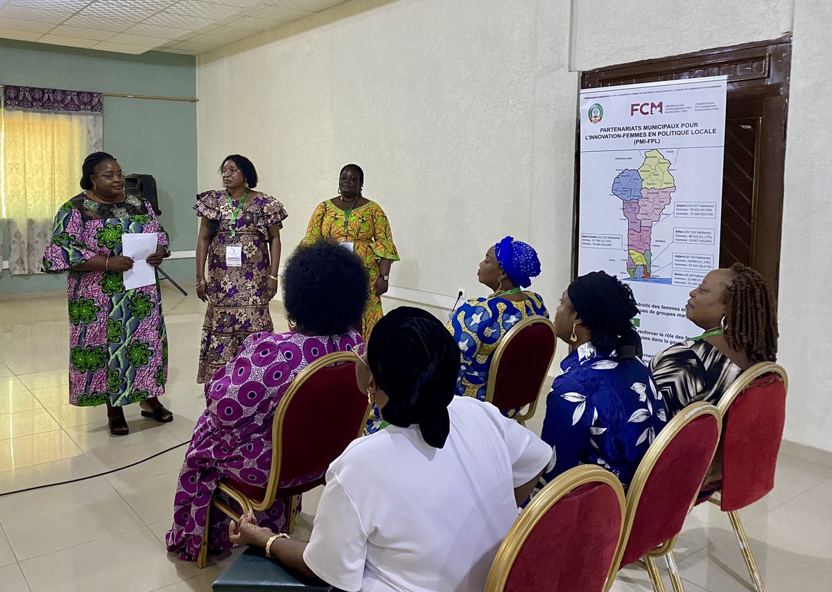 Dernière journée de formation avec des femmes exceptionnelles et inspirantes au Bénin 🇧🇯 
<a href="/ReseauFCM/">Fédération canadienne des municipalités</a> <a href="/FCM_online/">Federation of Canadian Municipalities</a>