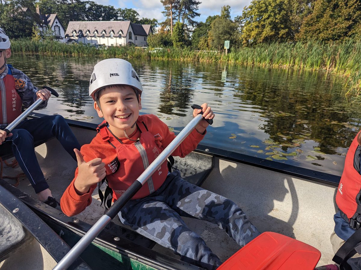 What a beautiful morning for a canoe Forest team